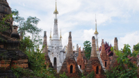 Photos of Indein village Pagoda, Inle Lake, Myanmar 2022